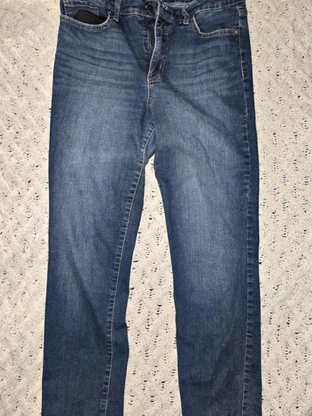 Vintage America Vintage Straight-Up Women's Blue Jeans Waist 10/30